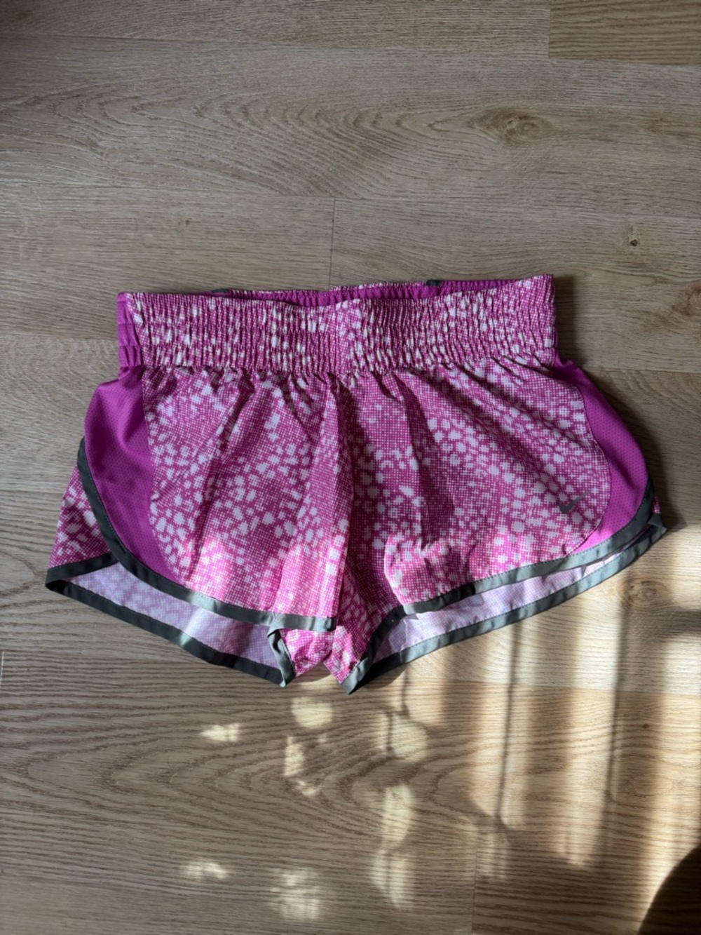 Nike Pink Patterned Women's Athletic Shorts
